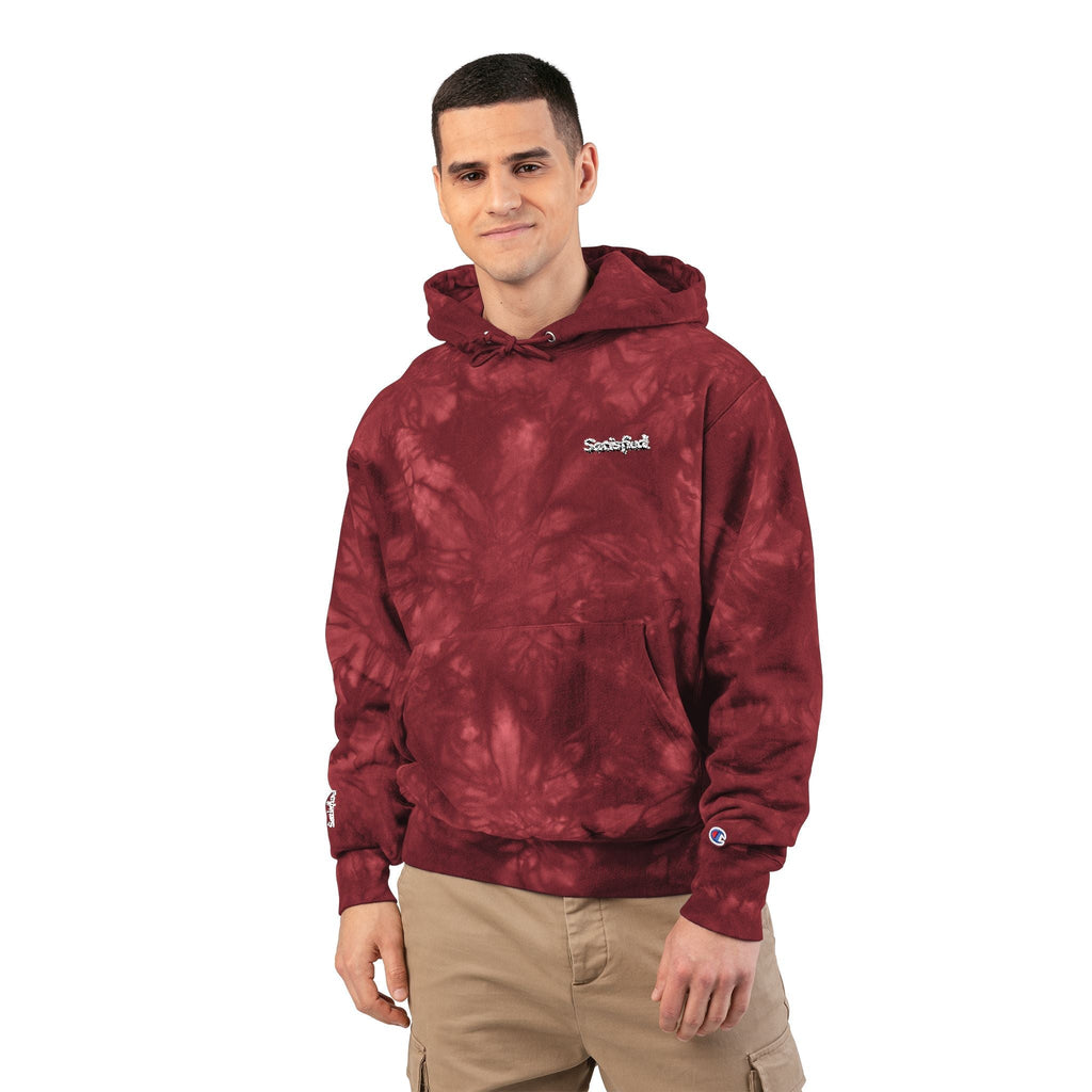 Tie-Dye Champion Hoodie - Cozy and Stylish Unisex Embroidered Sweater