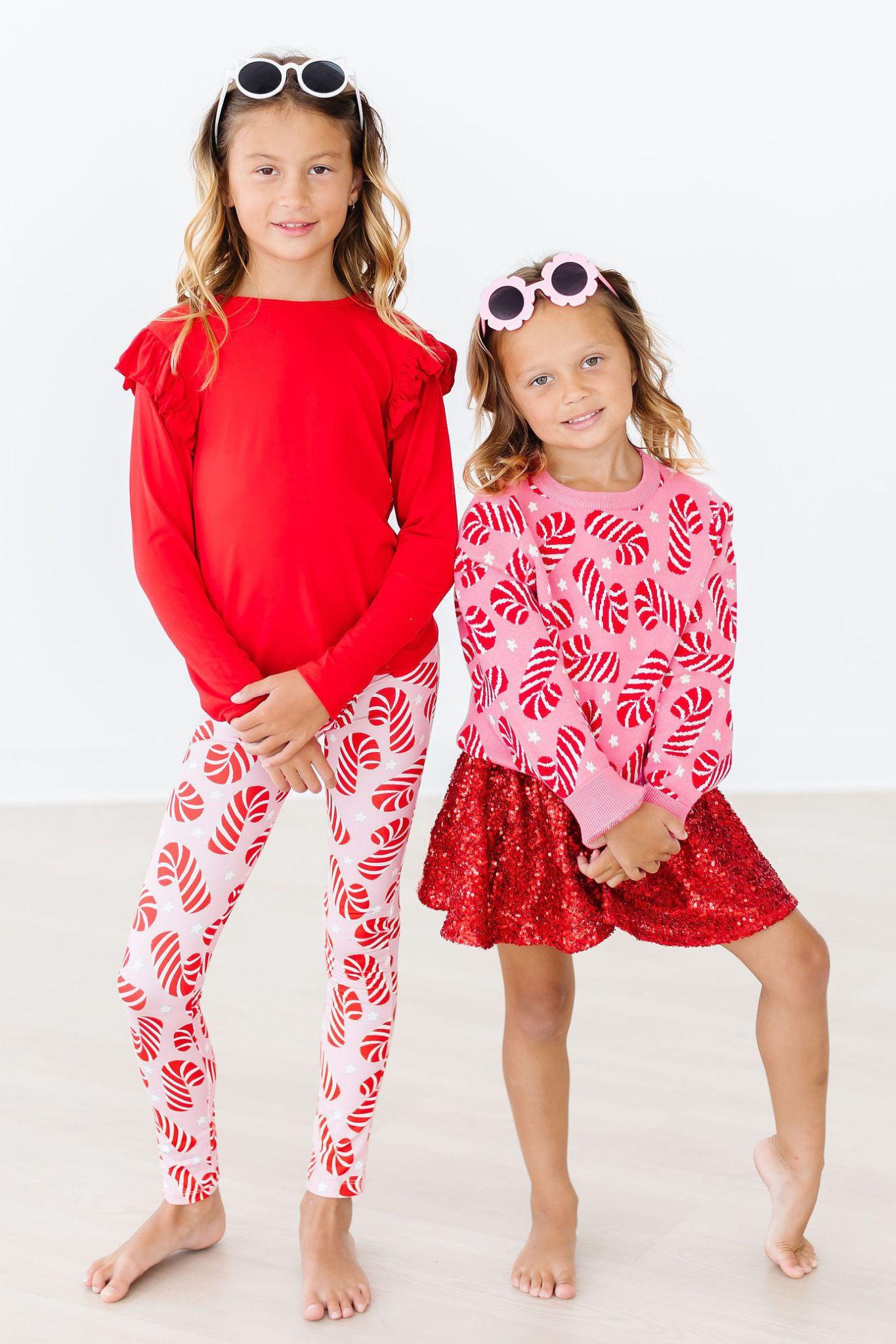 Candy Canes Leggings