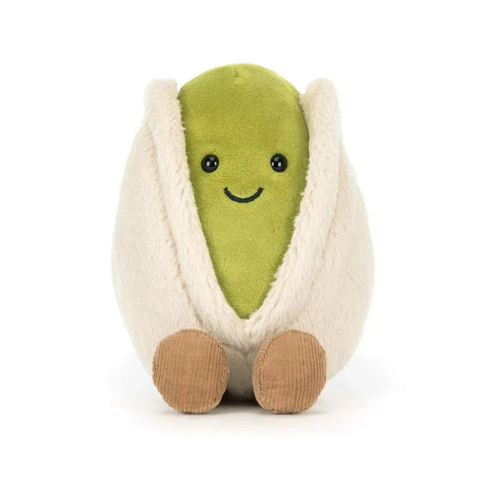 12cm Pistachio Nut Plush Toy – Cute Stuffed Doll for Home Décor, Living Room, and Birthday Gifts