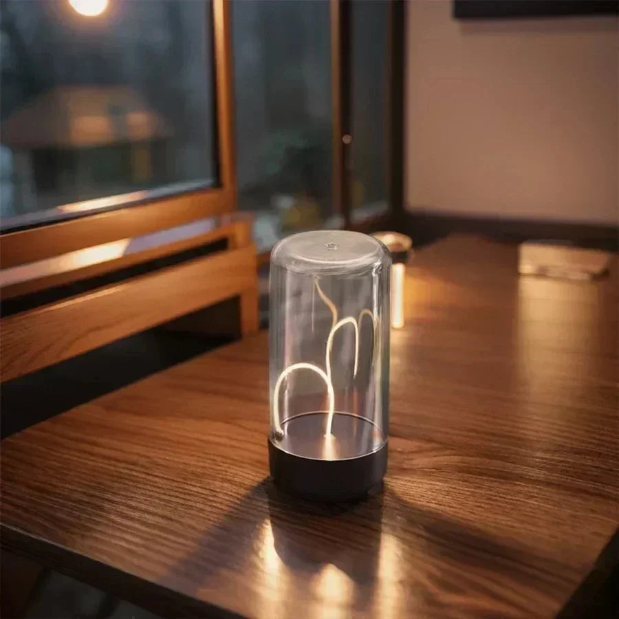 Portable quantum wire ambient magnetic light Type-C charging, eye protection function, bedroom, study, camping, Christmas gift