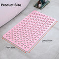 Non-Slip Bathroom Mat with Suction Cups – 43x75cm Quick Drain Shower Rug
