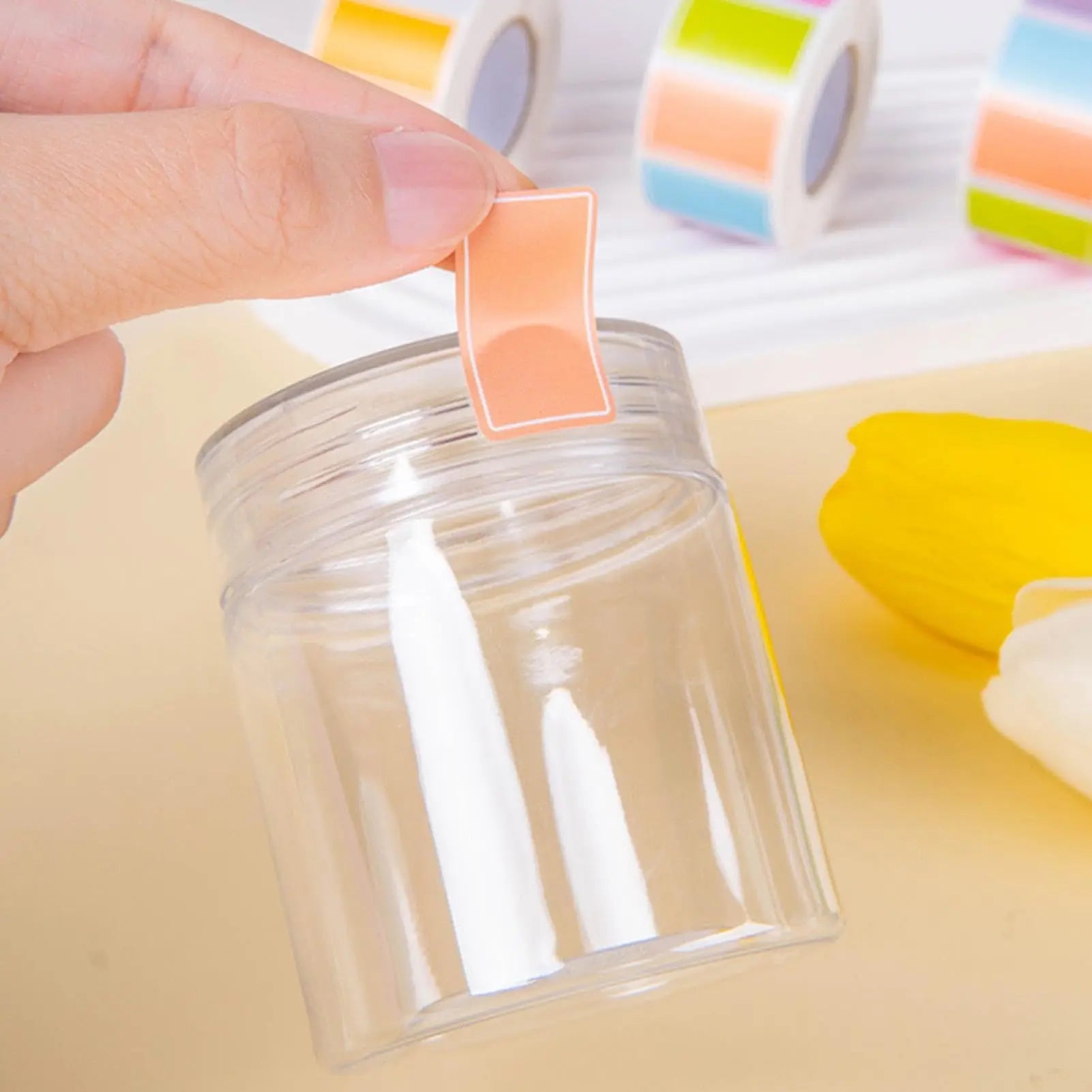 500 Waterproof Colored Labels Stickers Color-Coding Removable Labels Solid Colors Tags for Inventory Address File Classification