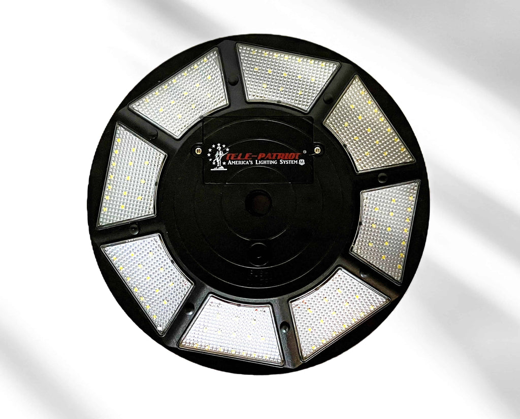 TelePatriot 800 Series Solar Flagpole Light - 200 LED Waterproof IP65